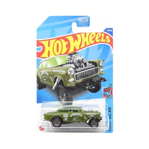 Hot Wheels '55 Chevy Bel Air Gasser (Olive)