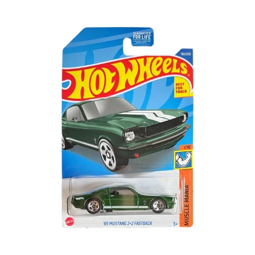 Hot Wheels '65 Mustang 2+2 Fastback (Ivy Green)