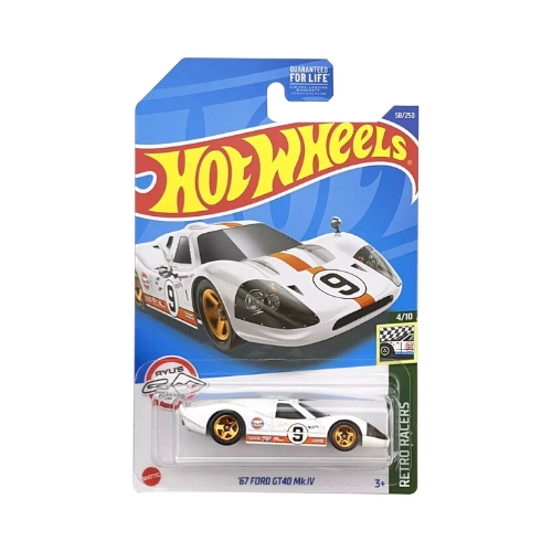 Hot Wheels '67 Ford GT40 Mk.IV (White)