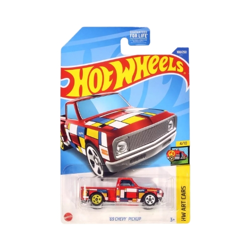 Hot Wheels '69 Chevy Pickup (Red)