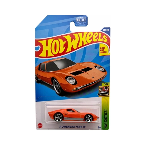 Hot Wheels '71 Lamborghini Miura SV (Arancio Miura)