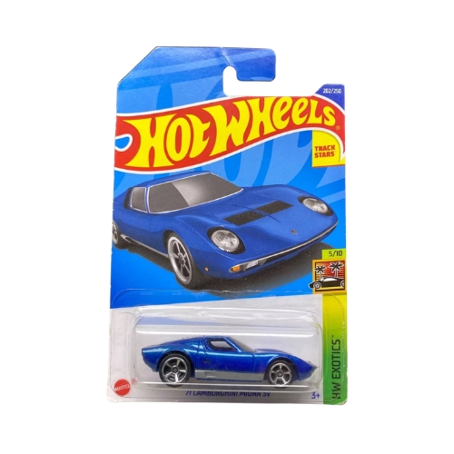 Hot Wheels '71 Lamborghini Miura SV (Blu Miura)