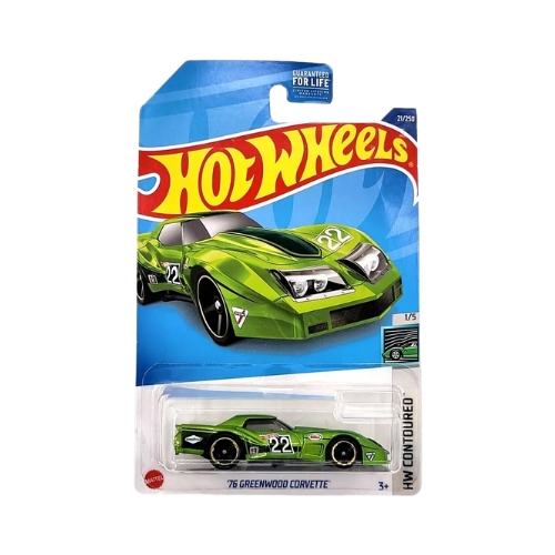 Hot Wheels '76 Greenwood Corvette (Green)