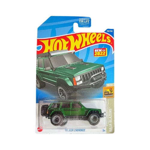 Hot Wheels '95 Jeep Cherokee (Dark Green)