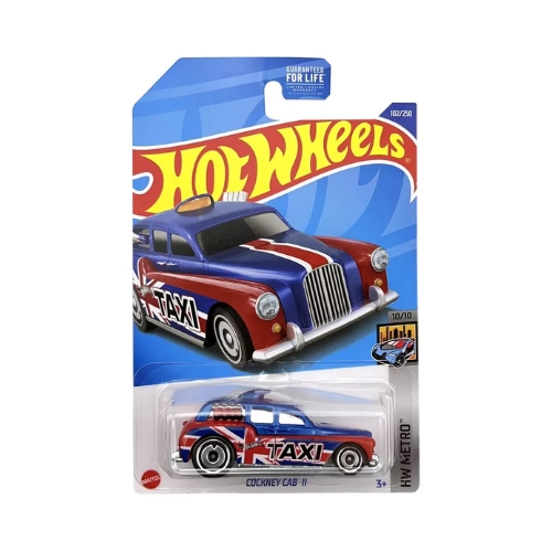 Hot Wheels Cockney Cab II (Red & Blue)