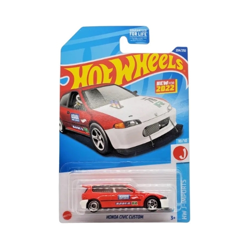 Hot Wheels Honda Civic Custom (Red)