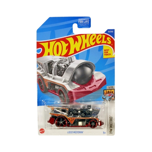 Hot Wheels Loco Motorin' (Chrome)