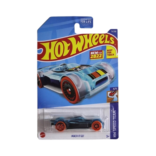 Hot Wheels Mach It Go (Clear Blue)