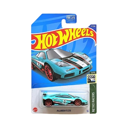 Hot Wheels McLaren F1 GTR (Cyan)