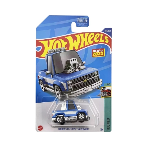 Hot Wheels Toon'd '83 Chevy Silverado (Light Blue)