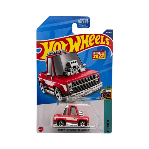 Hot Wheels Toon'd '83 Chevy Silverado (Red)