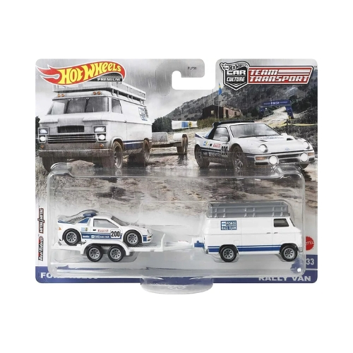 Ford RS200 & Rally Van & Rally Trailer