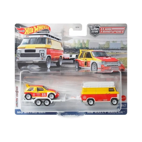 MG Metro 6R4 & HW Rally Hauler & HW Rally Trailer