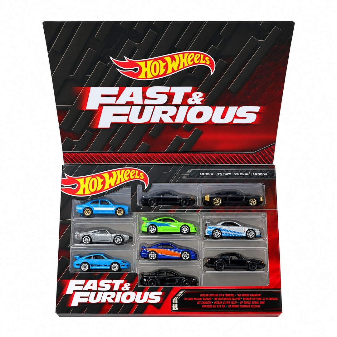 Hot Wheels Fast & Furious 10-Pack