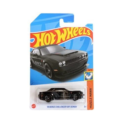 Hot Wheels '18 Dodge Challenger SRT Demon (Black)