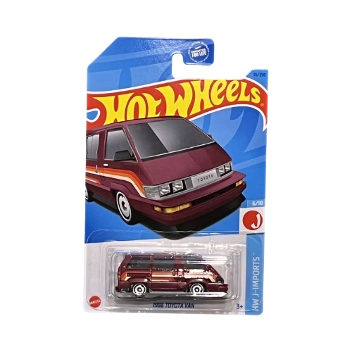 Hot Wheels 1986 Toyota Van (Burgundy)