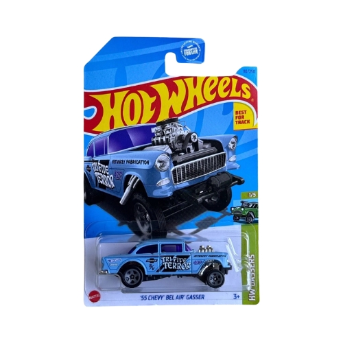 Hot Wheels '55 Chevy Bel Air Gasser (Blue)