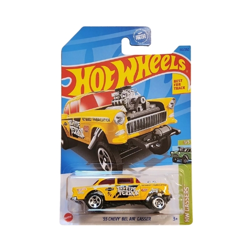 Hot Wheels '55 Chevy Bel Air Gasser (Yellow)