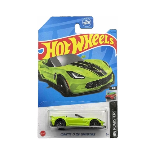 Hot Wheels Corvette C7 Z06 Convertible (Green)