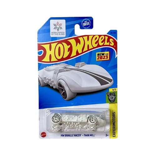 Hot Wheels HW Braille Racer - Twin Mill (White)