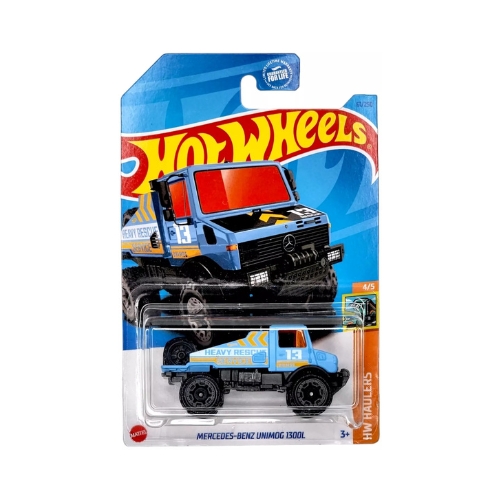 Hot Wheels Mercedes-Benz Unimog 1300 (Blue)