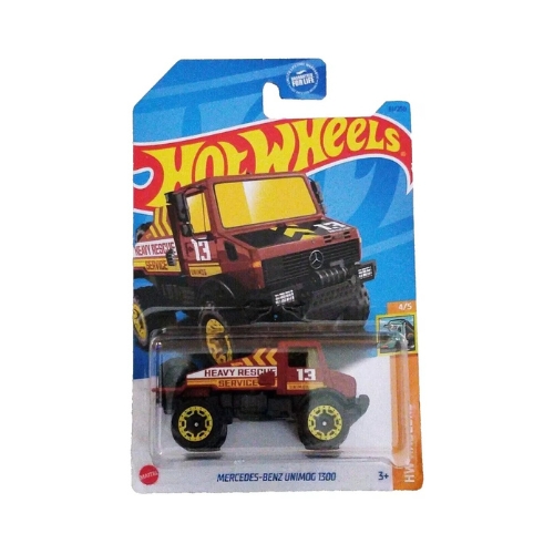 Hot Wheels Mercedes-Benz Unimog 1300 (Brown)