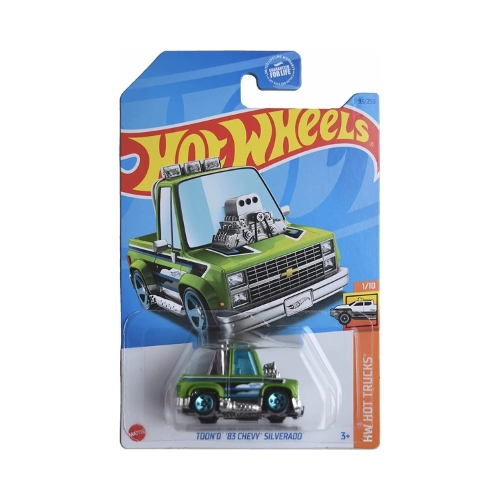 Hot Wheels Toon'd '83 Chevy Silverado (Green)