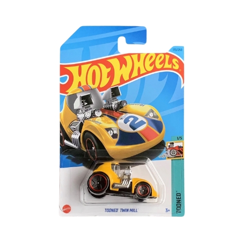 Hot Wheels Tooned Twin Mill (Yellow)