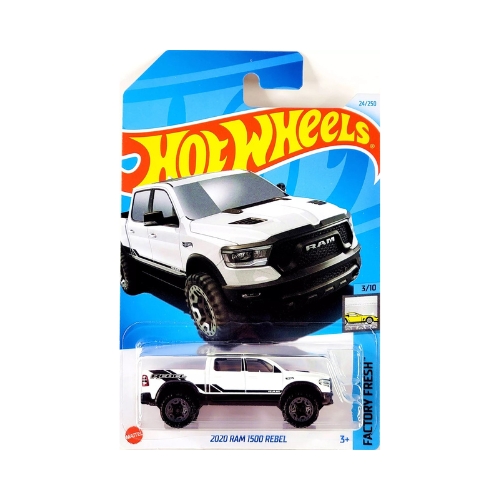 Hot Wheels 2020 Ram 1500 Rebel (White)