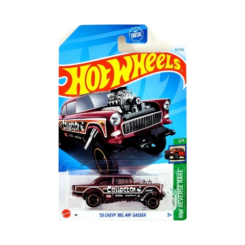 Hot Wheels '55 Chevy Bel Air Gasser (Maroon)