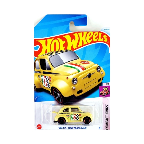 Hot Wheels '60s Fiat 500D Modificado (Yellow)