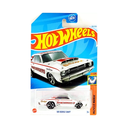 Hot Wheels '68 Dodge Dart (White)