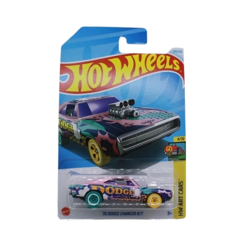 Hot Wheels '70 Dodge Charger R/T (Pink)