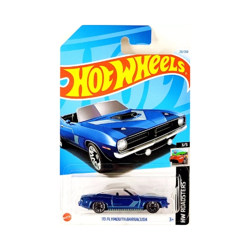 Hot Wheels '70 Plymouth Barracuda (Blue)