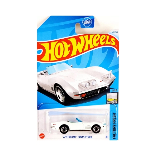 Hot Wheels '72 Stingray Convertible (White)