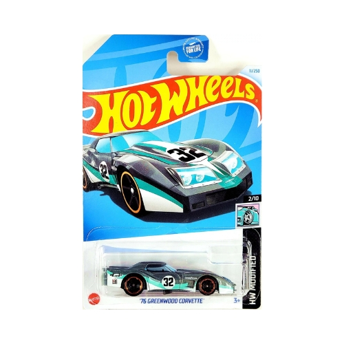 Hot Wheels '76 Greenwood Corvette (Gray)