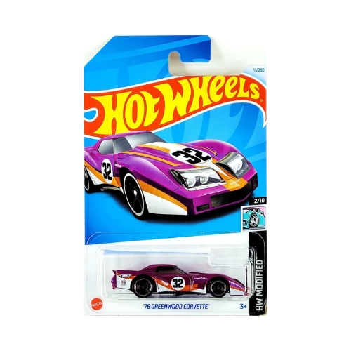 Hot Wheels '76 Greenwood Corvette (Plum)