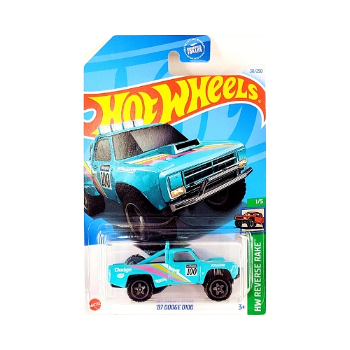 Hot Wheels '87 Dodge D100 (Green)