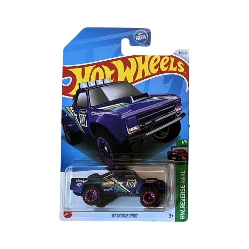 Hot Wheels '87 Dodge D100 (Purple)