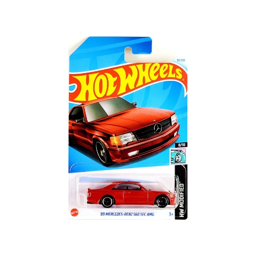 Hot Wheels '89 Mercedes-Benz 560 SEC AMG (Red)