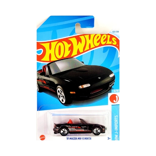 Hot Wheels '91 Mazda MX-5 Miata (Black)