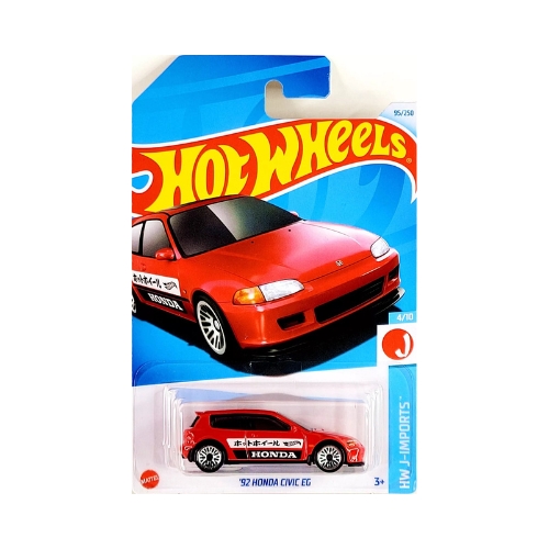 Hot Wheels '92 Honda Civic EG (Red)