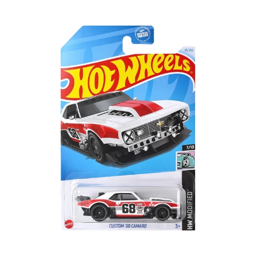 Hot Wheels Custom '68 Camaro (White)