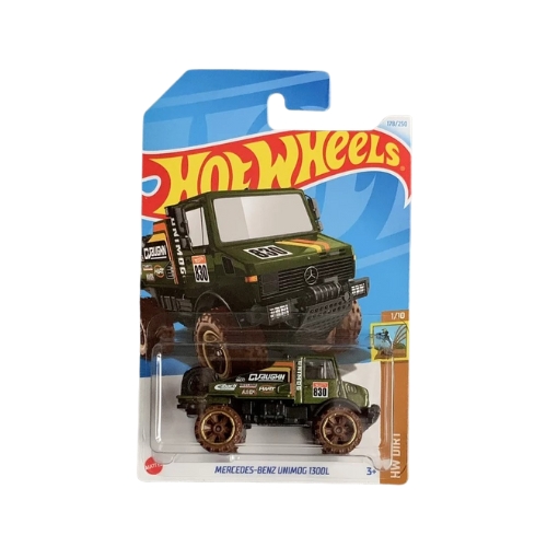 Hot Wheels Mercedes-Benz Unimog 1300L (Green)