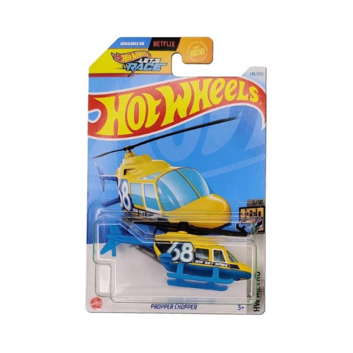 Hot Wheels Propper Chopper (Yellow)