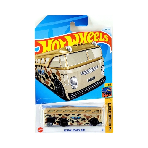 Hot Wheels Surfin' School Bus (Tan)