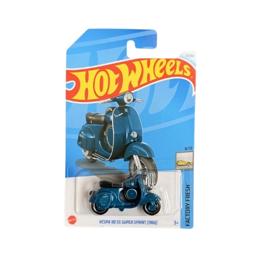 Hot Wheels Vespa 90 SS Super Sprint (1966) (Blu Estroverso)