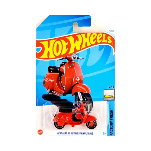 Hot Wheels Vespa 90 SS Super Sprint (1966) (Monza Red)