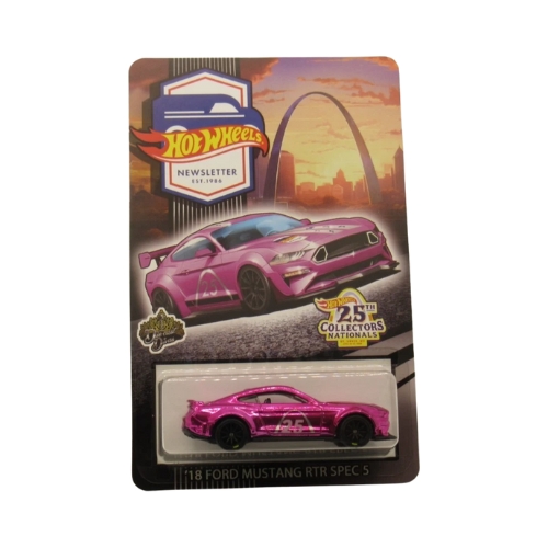 Hot Pink Rtr Hot Wheels 2025 Annual Hot Wheels Collectors Nationals '18 Ford Mustang ...