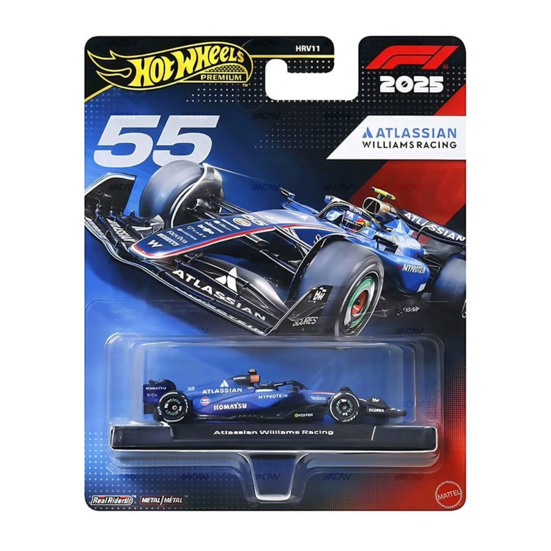 Atlassian Williams Racing 2025 Formula 1 Team #55 – Hot Wheels Price Guide
